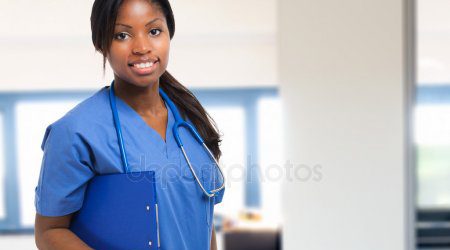 Nurse with Folder